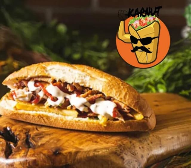 Հավի շաուրմա հացով